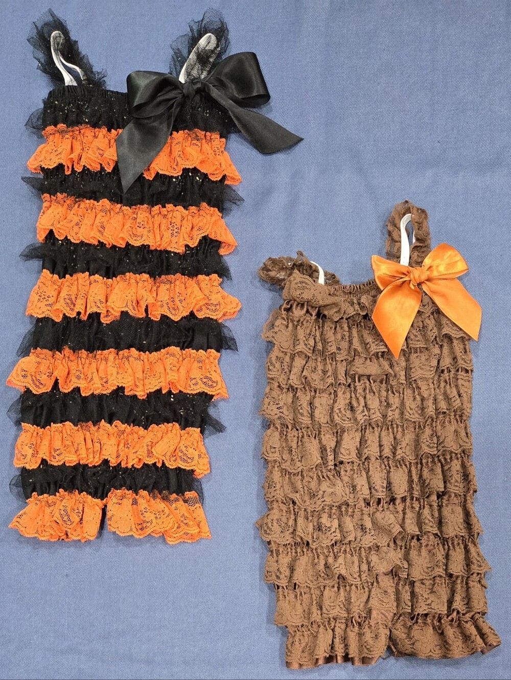 Boutique Lace Ruffle Romper Bundle
